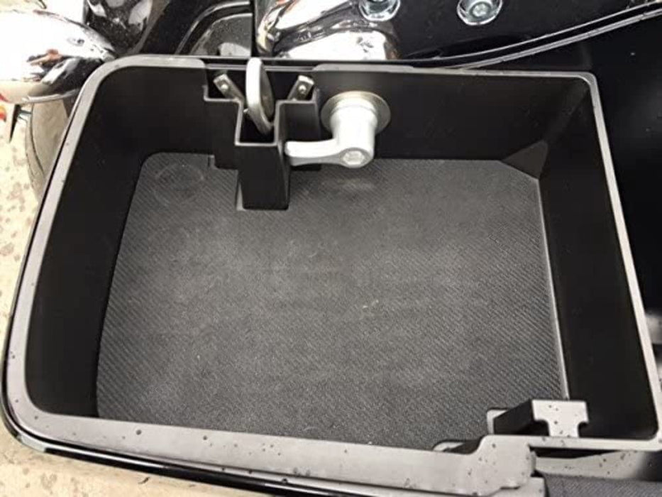 Top Shelf Custom Injection Molded Abs Saddlebag Organizer Tray (2014 Current H-D Abs Hard Bags Lft) TS114HD-L