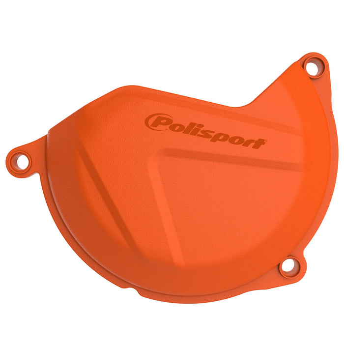 Polisport Clutch Cover Guard (Orange KTM) Compatible With 13-15 KTM 450SXF