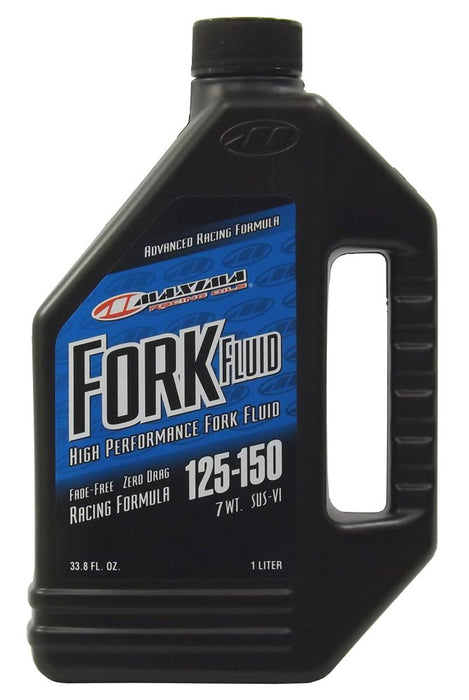 Maxima (59901-7) 125/150 Grade 7WT Zero Drag Formula Racing Fork Fluid - 1 Liter