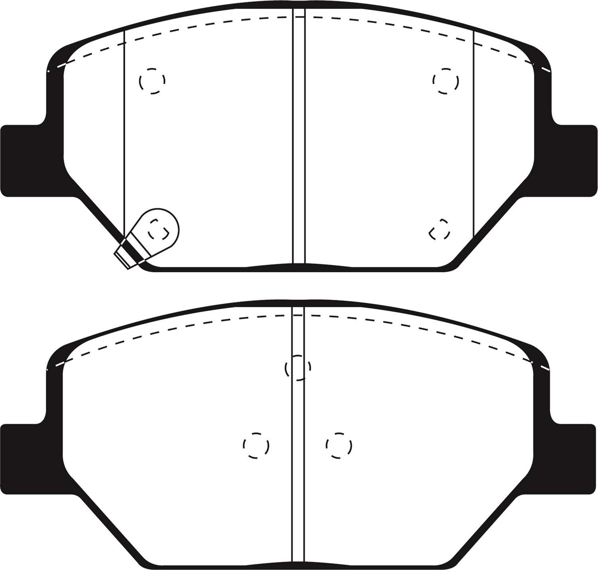 EBC 2018+ Fits Chevrolet Equinox 1.5L Turbo (J17) Greenstuff Front Brake Pads DP63065