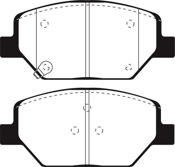 Ebc Orangestuff Brake Pad Sets DP93065