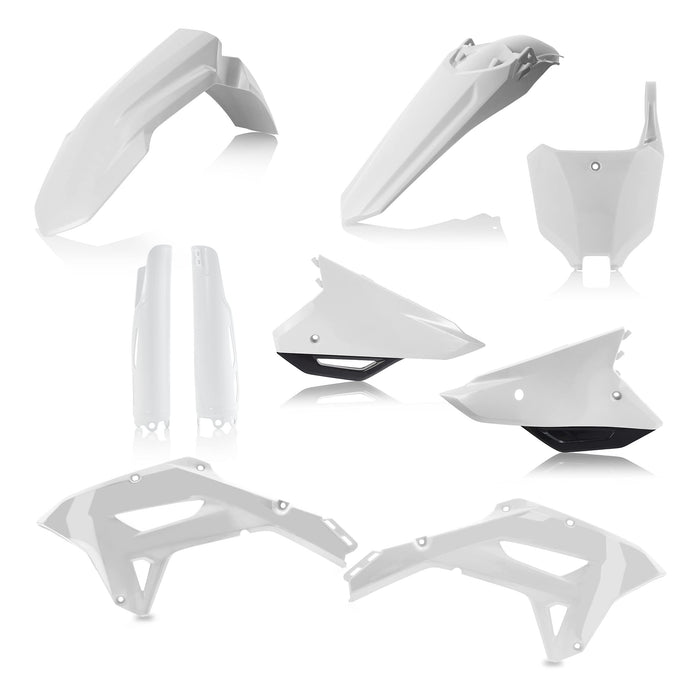 Acerbis Full Plastic Kits For Honda - White/Black (2861801035)