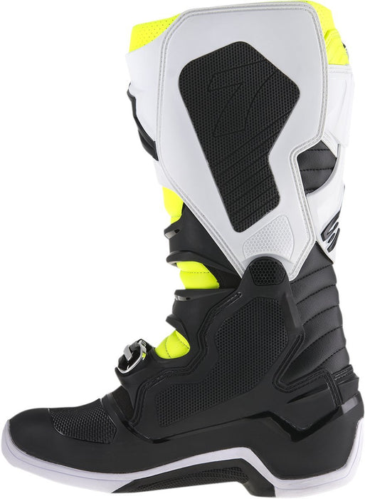 Alpinestars 2012014-125-16 Men's Tech 7 Boots (Black/White/Yellow, Size 16)