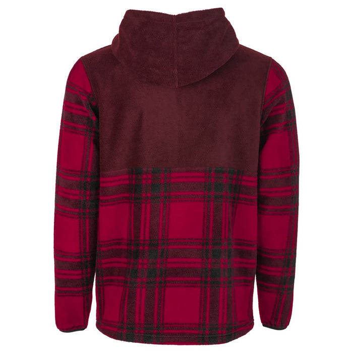 Fly Racing 354-0022S Fly Half Zip Pullover Hoodie Red Plaid Sm