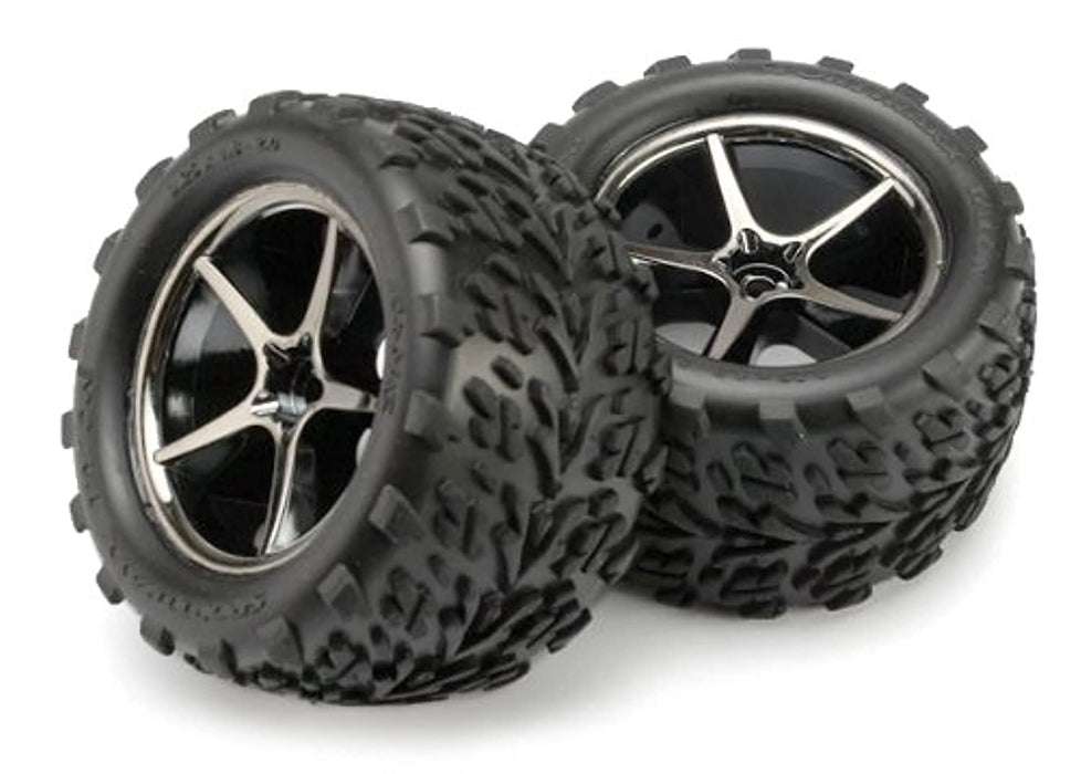 Traxxas 7174A 1/16 Scale Talon Tires Pre-Glued on Gemini Wheels (Pair)