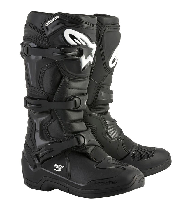 Alpinestars 2013018-1238-8 Tech 3 Boots Black/White/Red/Fluo Yellow Sz 08