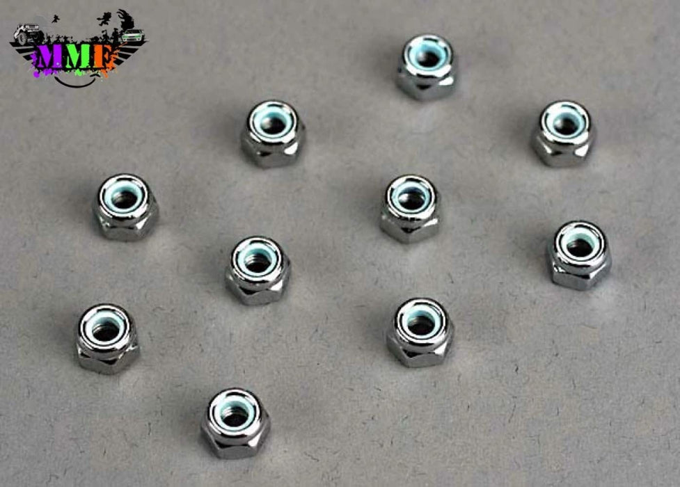 Traxxas 1747 Nylon Locknuts 4mm (10)