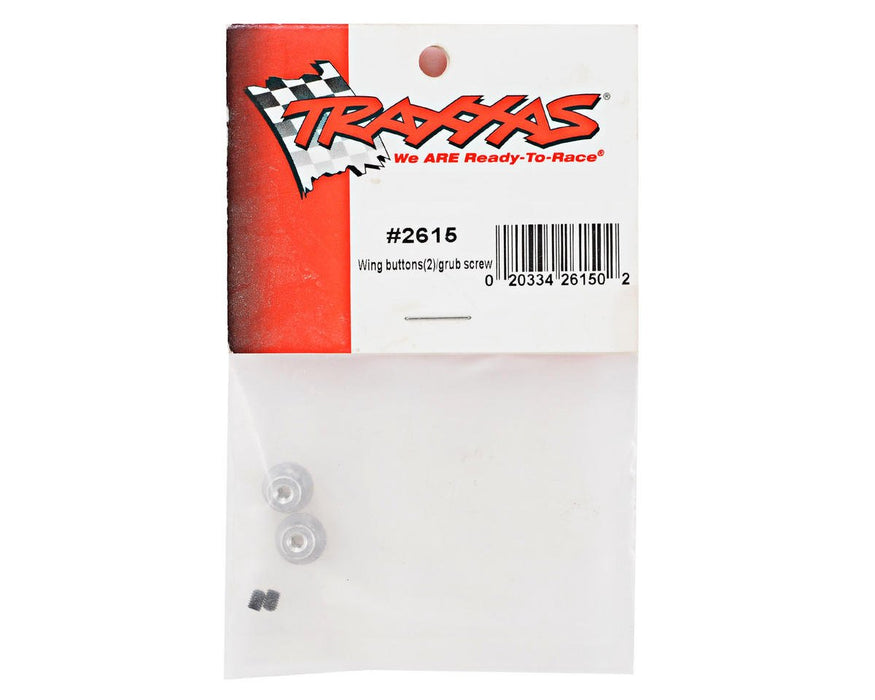 Traxxas 2615 Wing Buttons (2)/ Set Screws (2)/ spacers (2)/ 3x8mm CS (2)