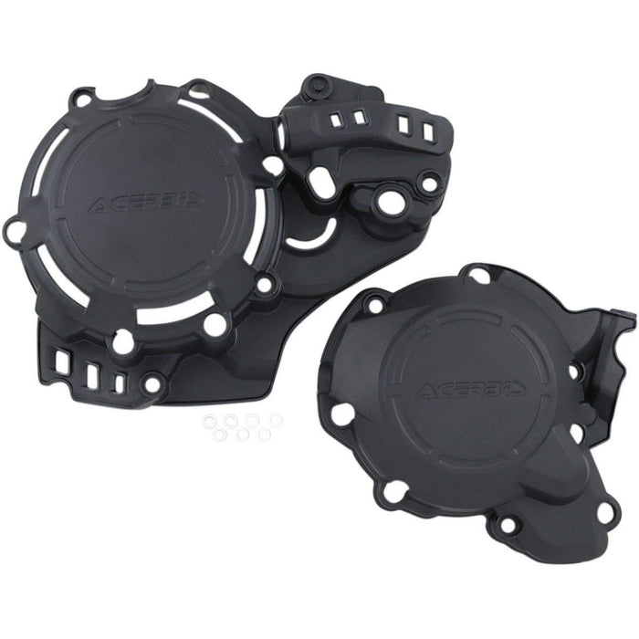 Acerbis X-Power Engine Cover Kit (BLACK) For 19-22 KTM 250SX