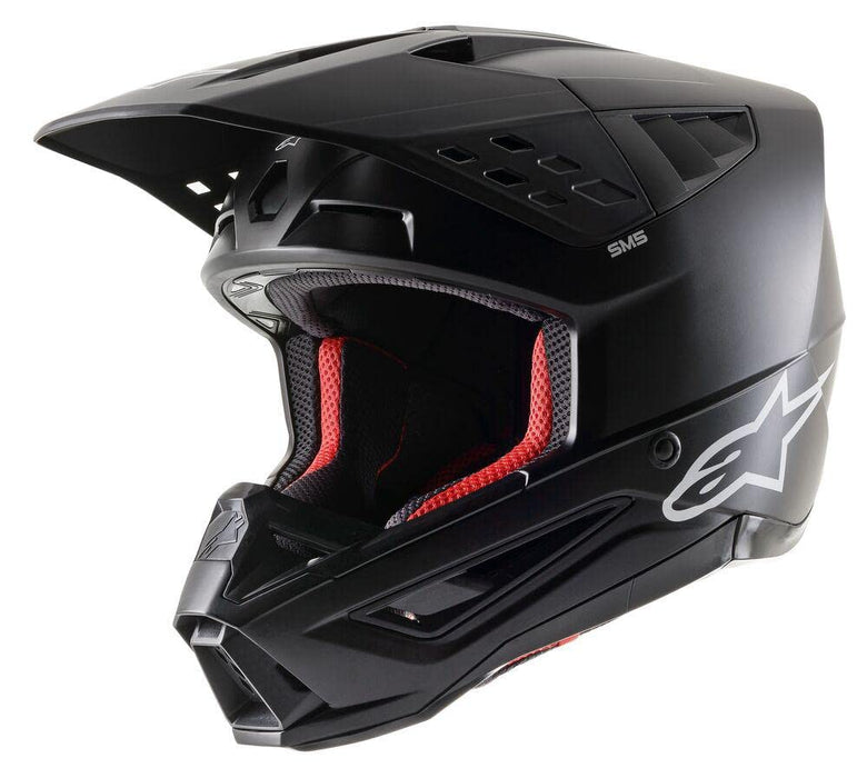 Alpinestars 8303121110-L S-M5 Solid Helmet - Black Matte (Large)