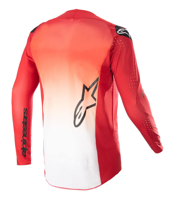 Alpinestars 2023 Supertech Risen Jersey (Mars Red White, X-Large)