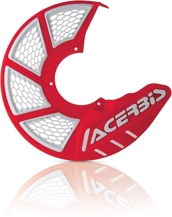 Acerbis X-Brake Vented Front Disc Cover (RED/White)