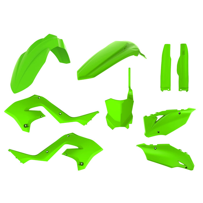 Polisport Kawasaki Complete Restyle Kit (Lime Green) for 03-07 Kawasaki KX250