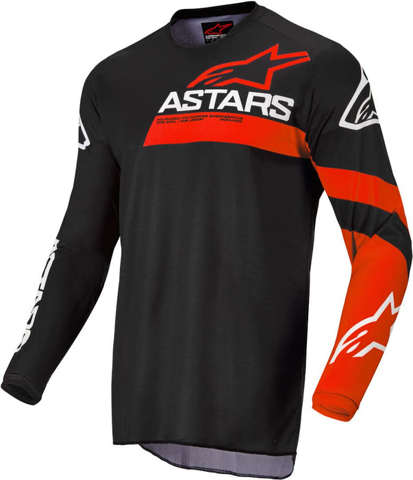 Alpinestars Youth Racer Chaser Jersey Black/Bright Red Yl (3772422-1303-L)