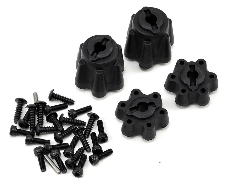 Axial 1/10 2.2 Walker Evans Wheels 12mm Hex w/ Hex Adapters Black 2 AXIC1118