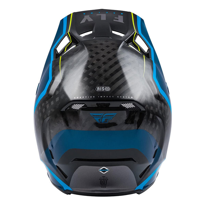 Fly Racing 2022 Youth Formula Carbon Solid Helmet (Matte Black Carbon, Youth Large)