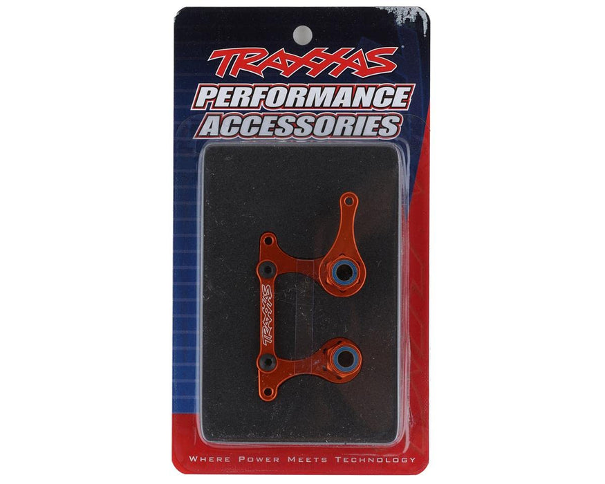 Traxxas 3743T Steering bellcranks Drag Link (Orange-Anodized 6061-T6 Aluminum)/ 5x8mm Ball Bearings (4)/ Hardware (Assembled)