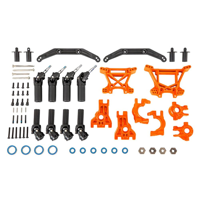 Traxxas 9080T Outer Driveline & Suspension Upgrade Kit Extreme Heavy Duty Orange