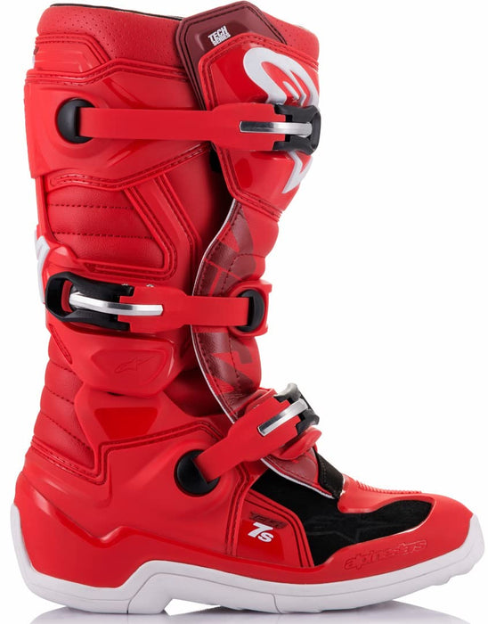 Alpinestars Tech 7S Youth MX Offroad Boots Red 3 USA