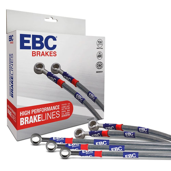 EBC 2001 Fits Chevrolet Silverado 1500 HD (4WD) 4DR Stainless Steel Brake Line Kit BLA7195-5L
