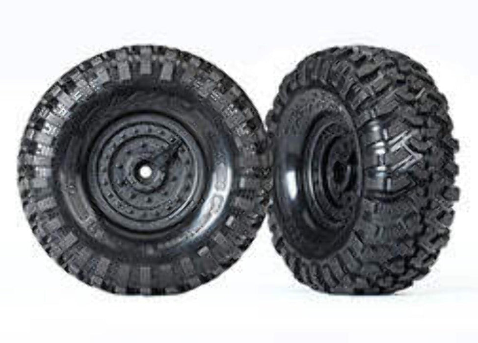 Traxxas TRX-4 Canyon Trail Pre-Mounted 1.9 Crawler Tires w/Tactical Wheels (S1)