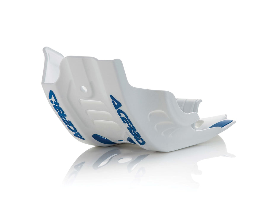 Acerbis Skid Plate (WHITE/BLUE) For 20-23 HUSQVARNA FE501S