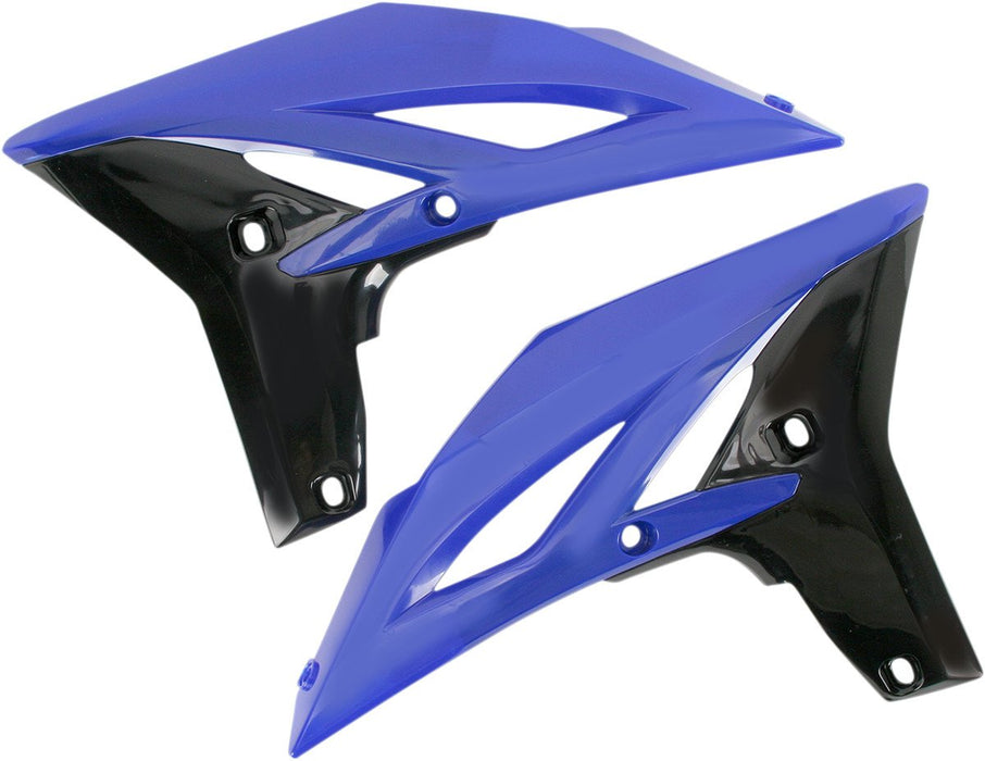 Acerbis Radiator Shroud Set (Blue/Black) for 10-13 Yamaha YZ250F