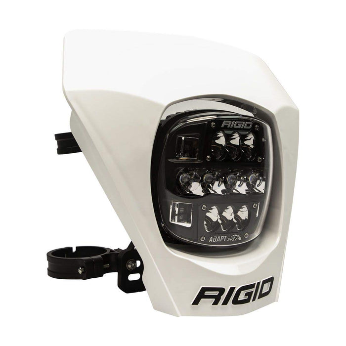 Rigid Industries - 300417 Adapt XE Extreme Enduro LED Moto Kit - LED Light with 3 Lighting Zones - GPS Module (White)