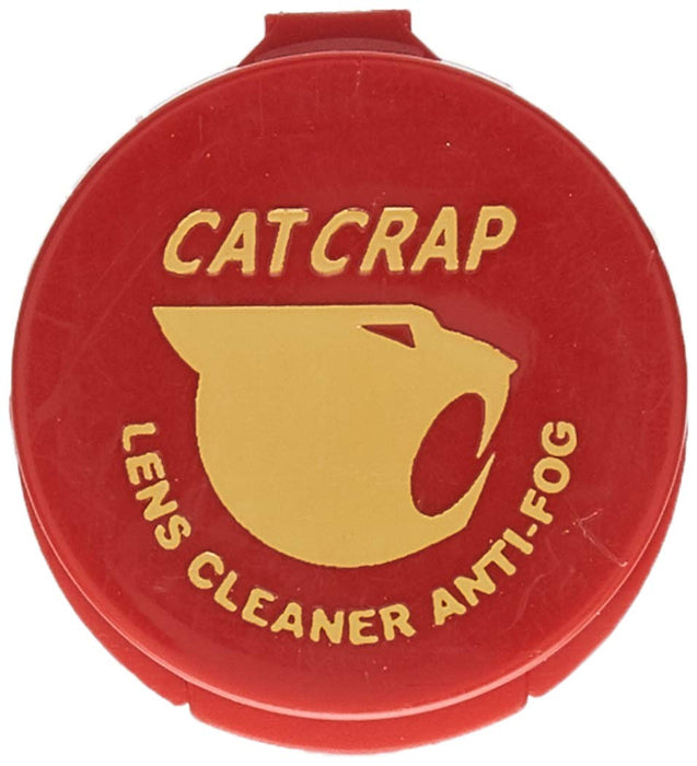 EK USA, Cat Crap, Anti-Fog Lens Cleaner Balm, Safe on All Lenses, Eyeglasses, Goggles, and Camera Lenses - 0.5 Ounce