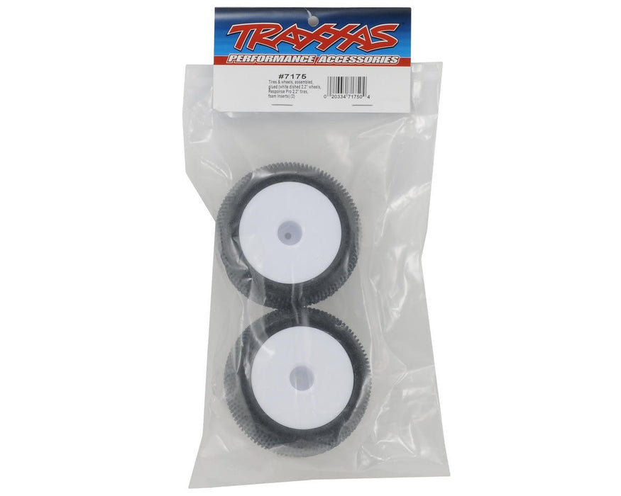 Traxxas 2.2" Whls White& Pro Response Tires(2):1/16 E-Revo