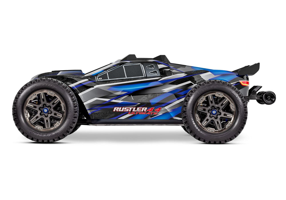 Traxxas Rustler 4x4 Ultimate VXL Blue 1/10 RTR - 67097-4