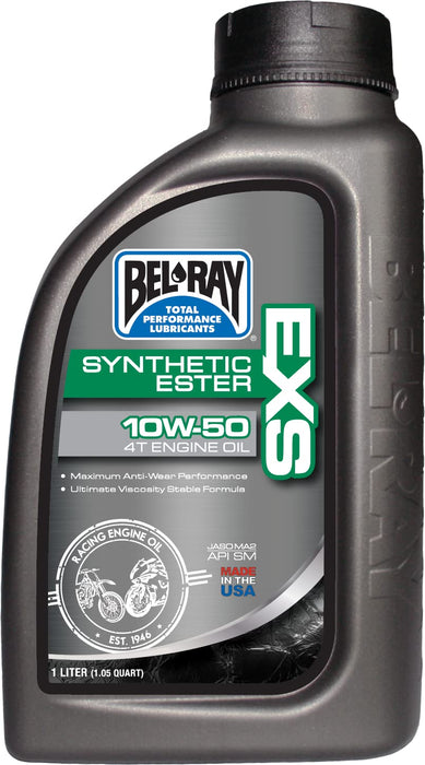 Bel-Ray 10W50 EXS Synthetic Superbike Motor Oil 1 Liter 99160-B1LW