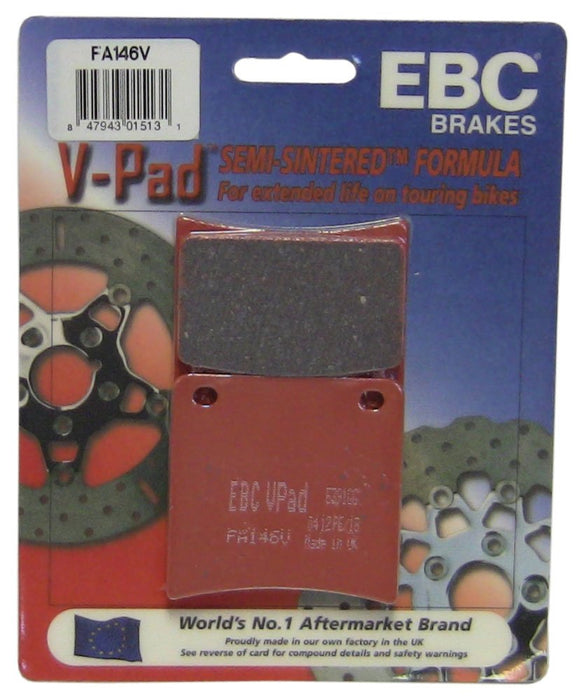 EBC Brakes FA146V Semi Sintered Disc Brake Pad