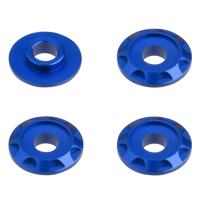 40/PC DRC M6 ALUM SPACERS TYPE 11 BLU