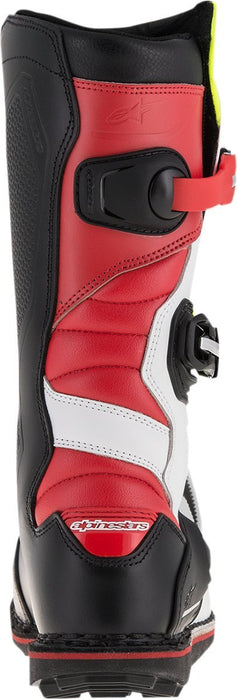 Alpinestars Men's Tech T Motocross Boot, White/Red/Yellow/Black, 10