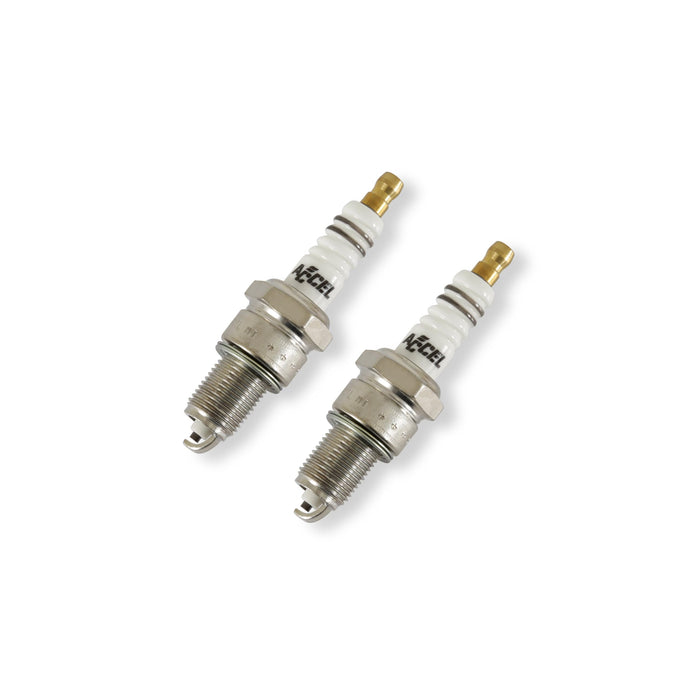 ACCEL 2410A Spark Plugs - Copper - Evolution - .040 in. gap - 2 Pack