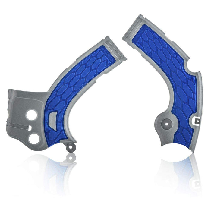 Acerbis X-Grip Frame Guard - Silver/Blue (2689411404)