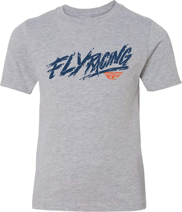 Fly Racing 352-0022YL Youth Fly Khaos Tee Grey Yl