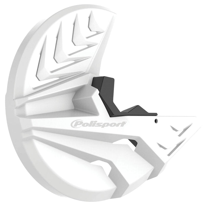 Polisport Disk & Bottom Fork Protector (WHITE/BLACK) For 10-14 HONDA CRF450R