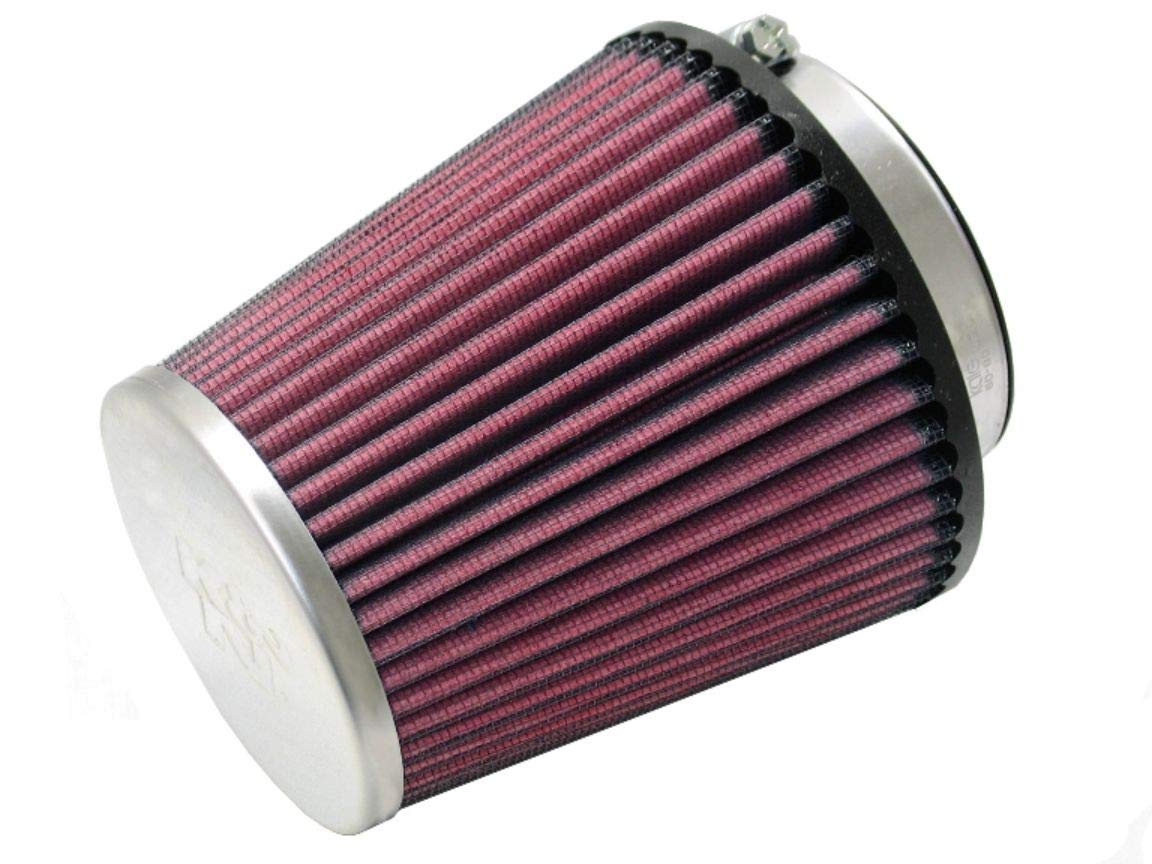 K&N Universal Clamp-On Air Filter: High Performance, Premium, Replacement Engine Filter: Flange Diameter: 2.5 In, Filter Height: 4.875 In, Flange Length: 0.8125 In, Shape: Round Tapered, Rc-9800 RC-9800