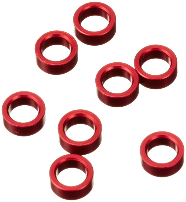 Traxxas 5133 Red-Anodized Aluminum Pushrod Spacers (set of 8)