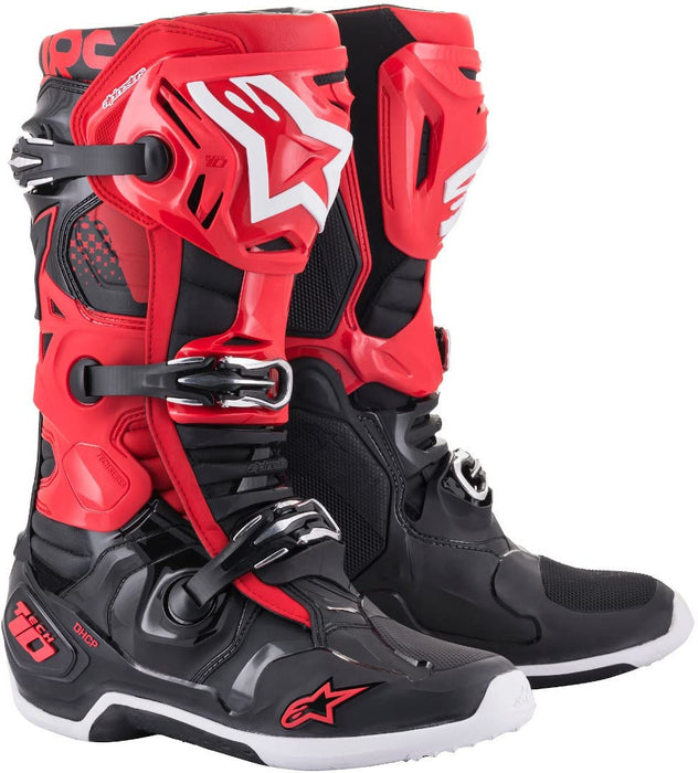 Alpinestars 2010020-31-11 Tech 10 Boots Red/Black Sz 11