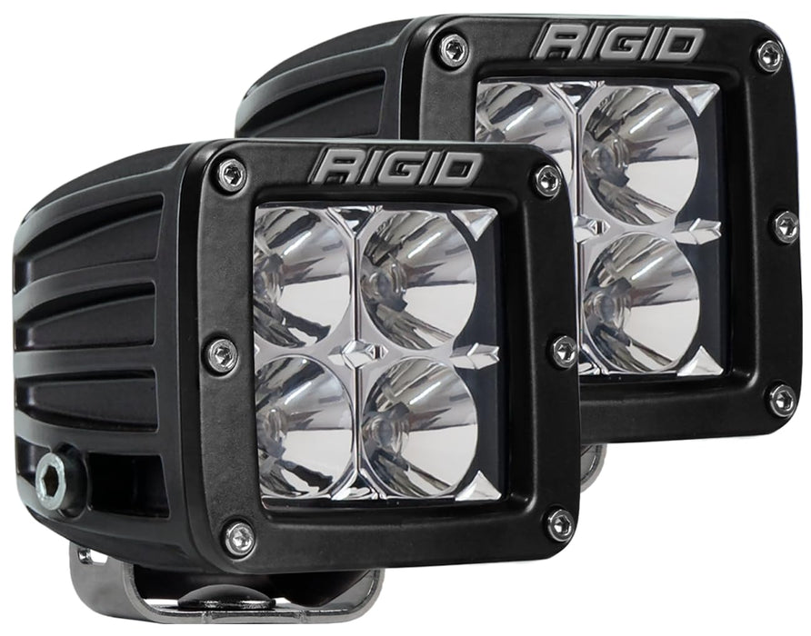 RIGID INDUSTRIES D-Series PRO Flood Beam, Pair, Universal, 2-Pack