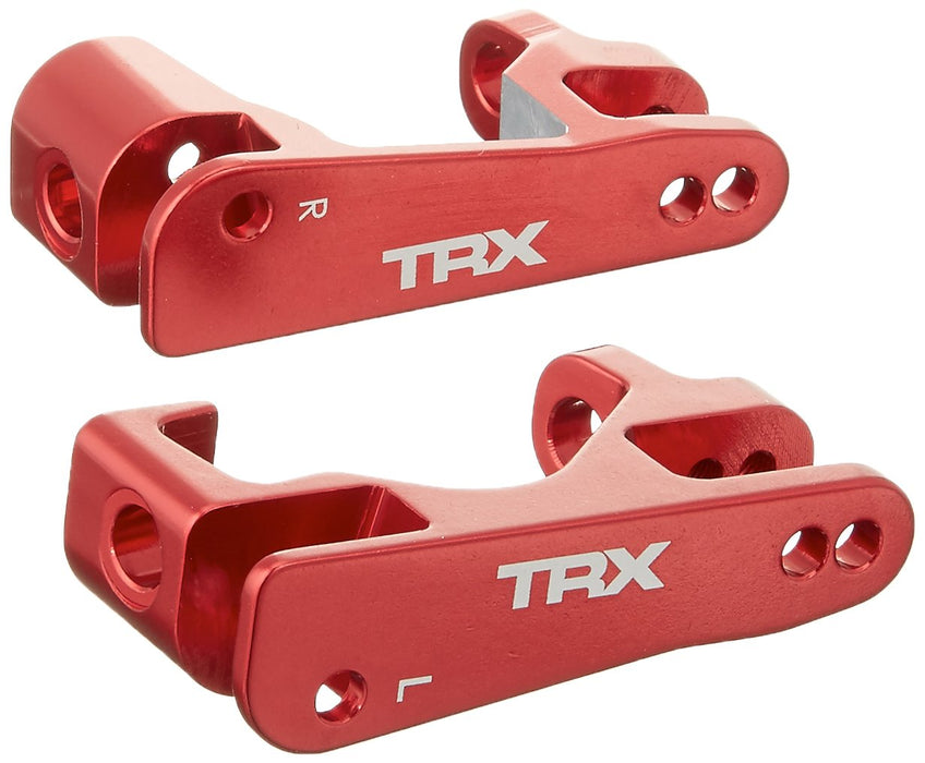 Traxxas 6832R Red-Anodized Aluminum Caster Blocks (pair)