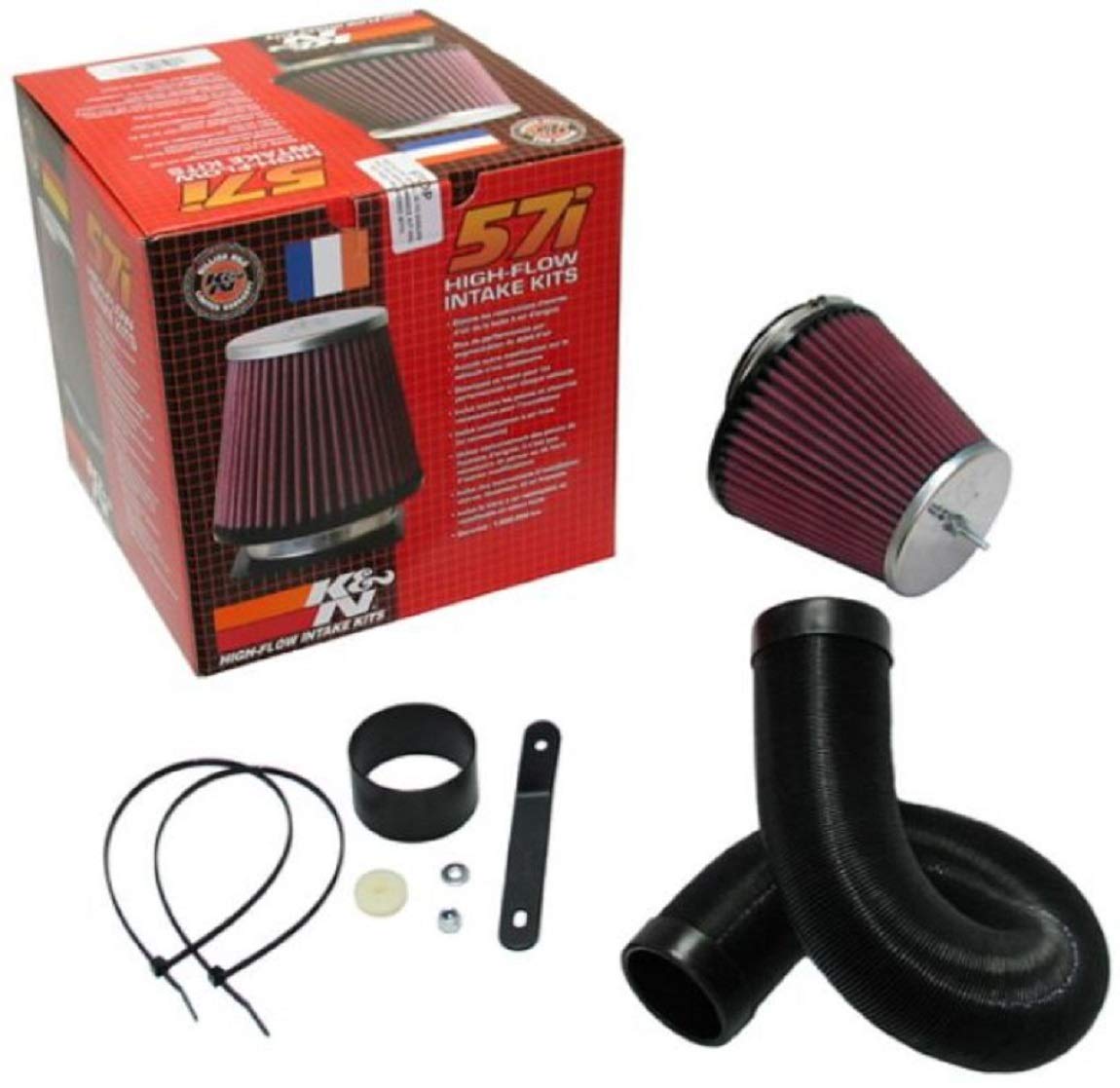 K&N Cold Air Intake Kit: High Performance, Guaranteed To Increase Horsepower: 50-State Legal: Fits 1997-2000 Fits toyota(Corolla) 57-0360