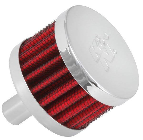 K&N Vent Air Filter/ Breather: High Performance, Premium, Washable, Replacement Engine Filter: Filter Height: 1.5 In, Flange Length: 0.875 In, Shape: Breather, 62-1015