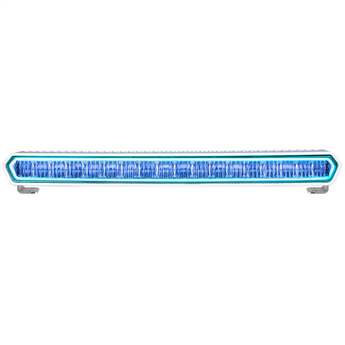 Rigid Industries Sr-L Series Marine 20 Inch Led Light Bar, Blue Halo, White Housing 62001
