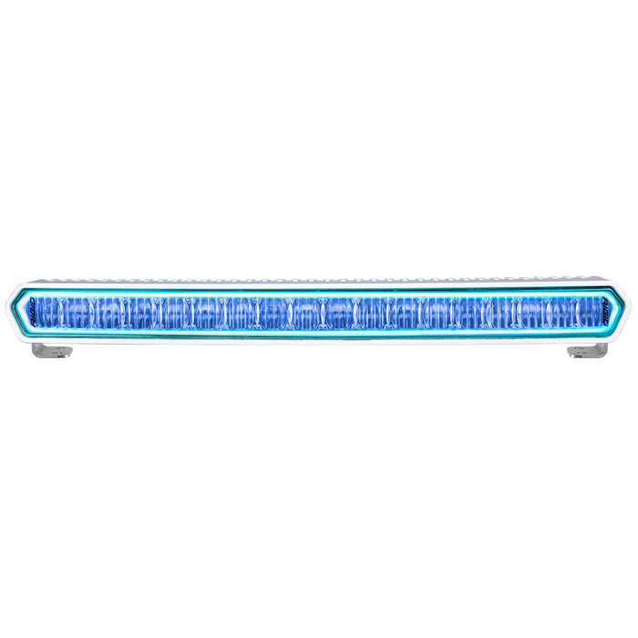 Rigid Industries Sr-L Series Marine 20 Inch Led Light Bar, Blue Halo, White Housing 62001