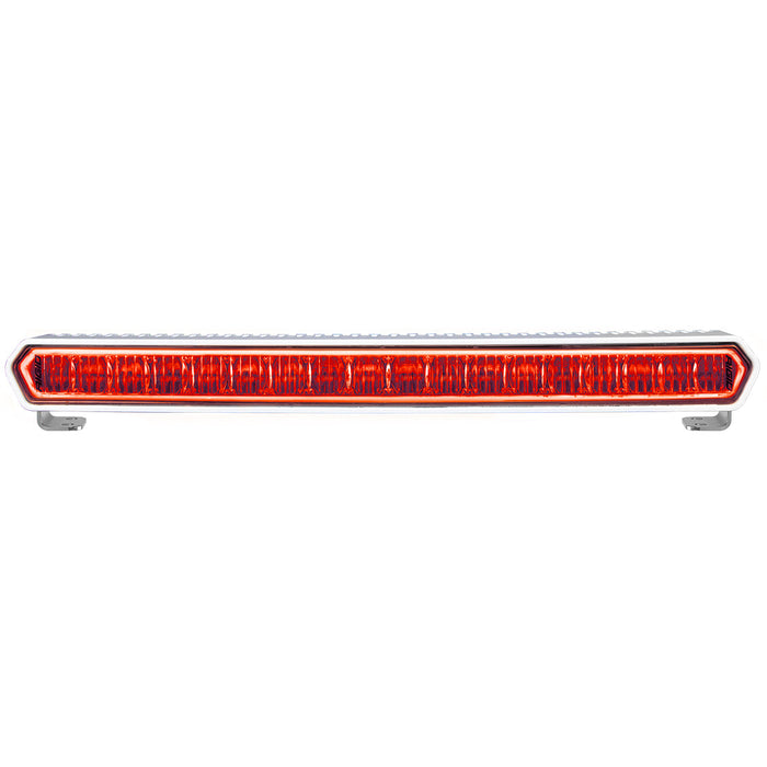 Rigid Industries Sr-L Series Marine 20 Inch Led Light Bar, Red Halo, White Housing 62002