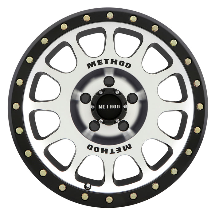 Method MR305 NV 17x8.5 0mm Offset 5x150 116.5mm CB Machined/Black Street Loc Wheel MR30578558300